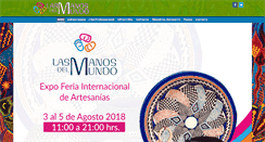 Desktop Screenshot of lasmanosdelmundo.com